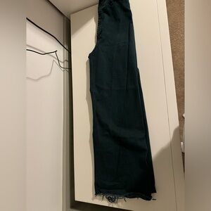 Wide leg marine jeans